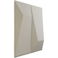 Ekena Millwork 7 8 W 7 8 H Locke Endurawall Декоративен 3Д wallиден панел, ултраковер сатенски цвет бело