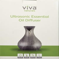 Viva Naturals ароматерапија дифузер за есенцијални масла, голем резервоар од 400 ml - живописно променливи
