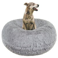 Беси и Барни потпис сибирски сива бука Екстра кадифен фау крзно од крзно милениче куче кревет