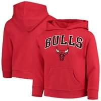 Младински црвен Чикаго Булс Тим Фуче пуловер Худи