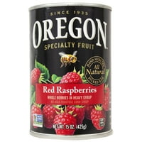 Орегон Специјализирано овошје сите природни црвени малини во тешки сируп Оз
