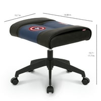 Лиценциран Марвел Отоман Столче за нозе, шминка за шминка W тркала: Висина прилагодлив канцелариски мебел