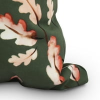 Едноставно маргаритка, 20 20 Диви дабови лисја крем цветни печати на отворено декоративно фрлање перница