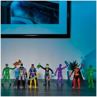 Акциска фигура на Бетмен, Харли Квин со додатоци за мистерии, деца играчки за момчиња и девојчиња со векови