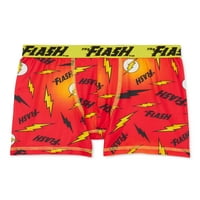 Кратка долна облека за момчиња Flash Boys, 4-пакувања, големини со 4-10