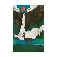 Трговска марка ликовна уметност „Големо небо II нема зборови“ платно уметност од Мајкл Мулан