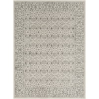 Уметнички ткајачи Бахар Апстрактна област килим, средно сиво, 2 '2'11